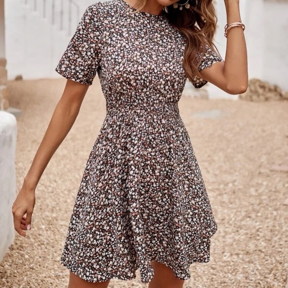 Boho floral print A-line dress - Picture 7 of 7